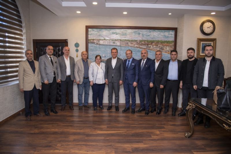 Başkan Seçer, MTSO Başkanı Kızıltan Ve UND Mersin Yönetimi İle Bir Araya Geldi