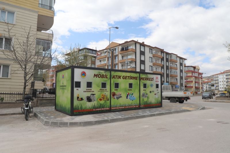 Mobil Atık Getirme Merkezleri Yeni Bölgelere Yerleştirildi