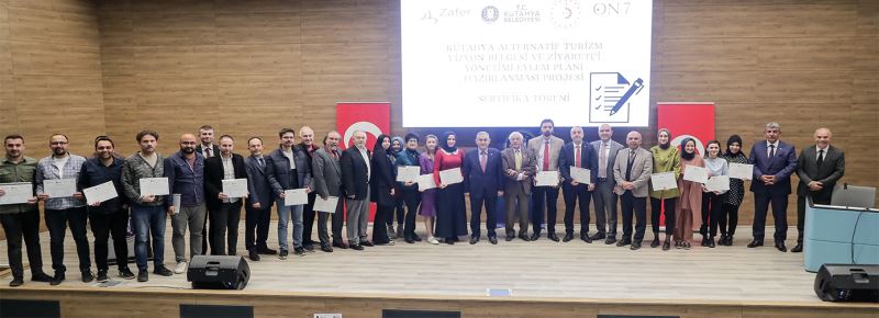 “KÜTAHYA ALTERNATİF TURİZM VİZYON BELGESİ VE ZİYARETÇİ YÖNETİMİ EYLEM PLANI HAZIRLANMASI PROJESİ” SERTİFİKA TÖRENİ GERÇEKLEŞTİ