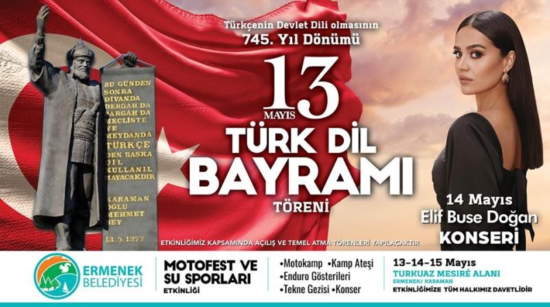 745. Türk Dil Bayramı  ve 13-14-15 Mayıs 2022 tarihlerinde  Motofest etkinlikleri