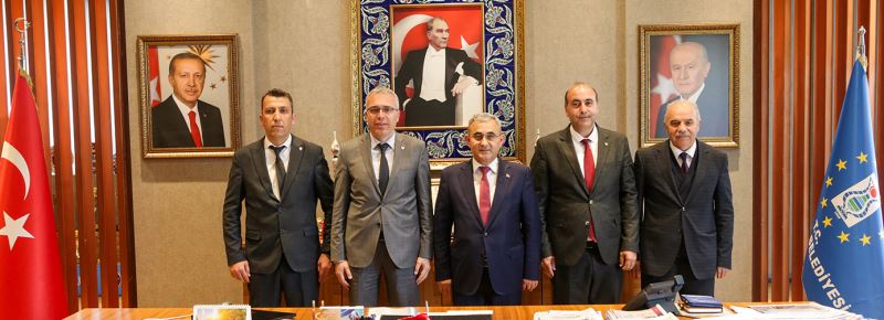 METEOROLOJİ BÖLGE MÜDÜRÜ TEPE’DEN BAŞKAN IŞIK’A ZİYARET