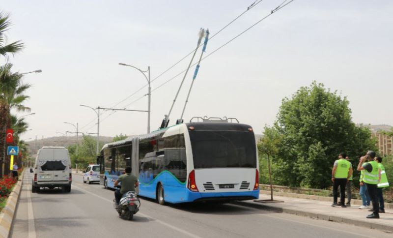 Trambüs Şanlıurfa’da Test Sürüşüne Başladı