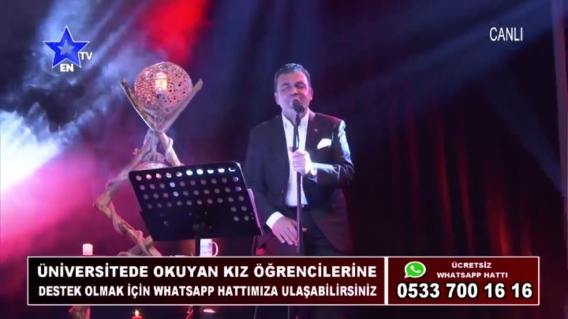 BAŞKAN DEMİR, YİNE ONLAR İÇİN SAHNEDEYDİ