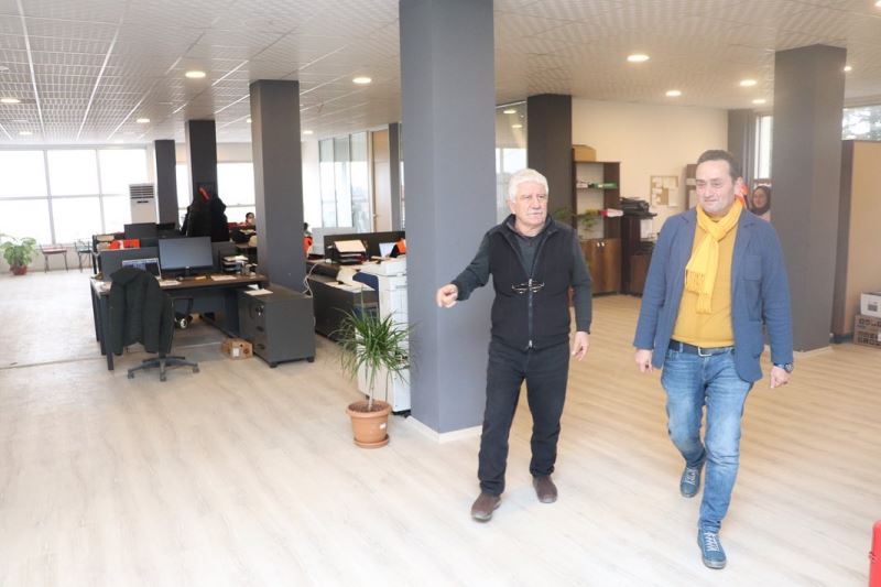 BAŞKAN YANMAZ’DAN YİMART YAPI’YA ZİYARET