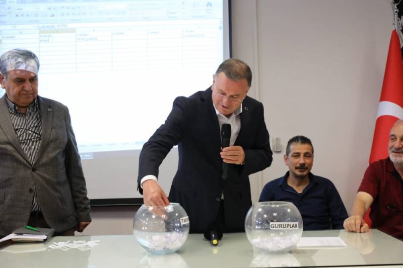 ERHAN AKSAY EXPO FUTBOL TURNUVASI’NDA KURALAR ÇEKİLDİ