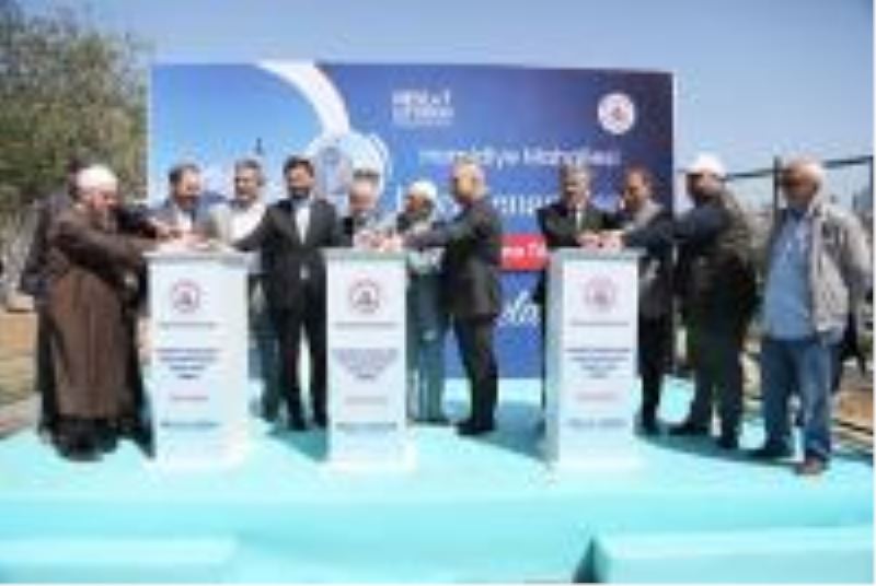HACI KENAN CAMİ’NİN TEMELİ ATILDI