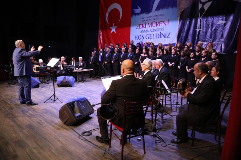 AYDIN BÜYÜKŞEHİR BELEDİYESİ KONSERVATUVARINDAN ZEKİ MÜREN’İ ANMA KONSERİ
