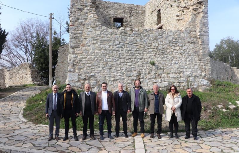 BAŞKAN YANMAZ CENEVİZ KALESİNDE İNCELEMELERDE BULUNDU