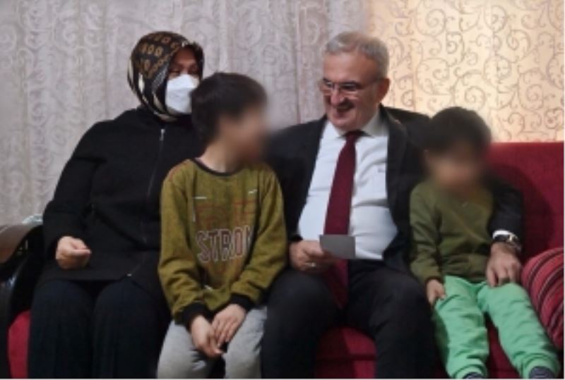 Karaloğlu ailesi yetim ailelerini ziyarete devam ediyor