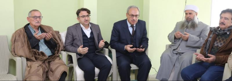 Hüseyin Çam Öğretmen Burhan Kılınç’ın Taziyesine Katıldı