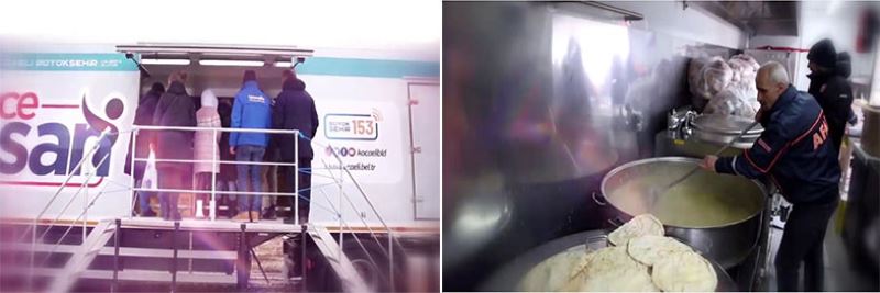 Büyükşehir yemek tırı Ukrayna sınırında