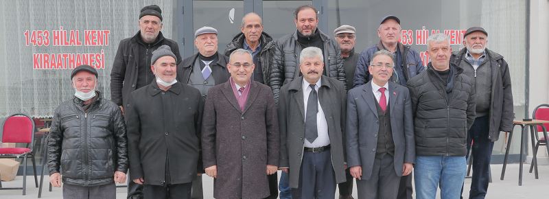 BAŞKAN IŞIK YENİ KURULAN HİLALKENT MAHALLESİNİ ZİYARET ETTİ