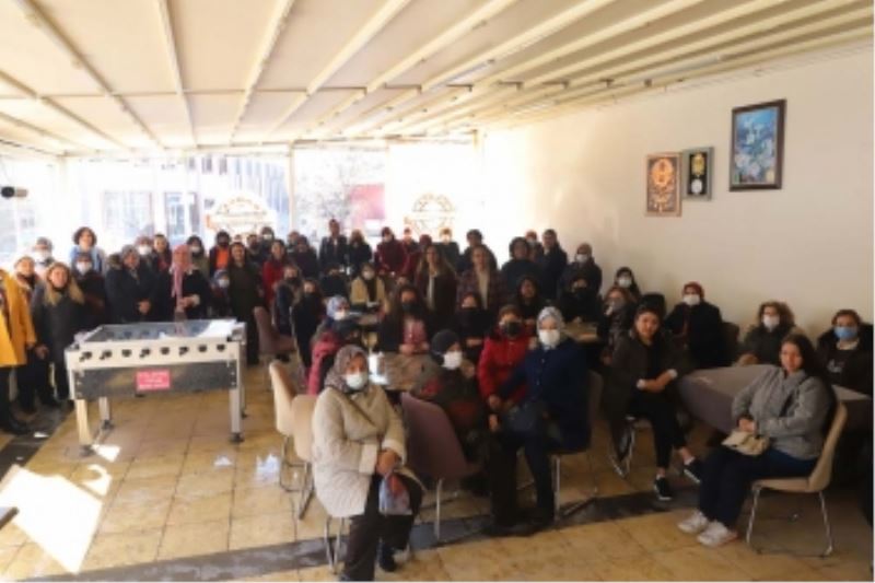 BÜYÜKŞEHİR İLÇELERDE KADIN ÇALIŞMALARINI ANLATMAYA DEVAM EDİYOR
