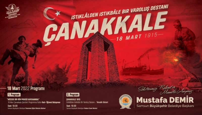 Büyükşehirden Çanakkale şehitlerini anma etkinliği