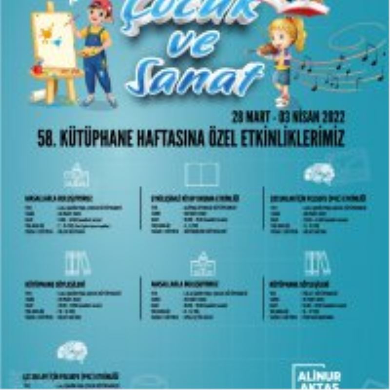 Kütüphanede şenlik var