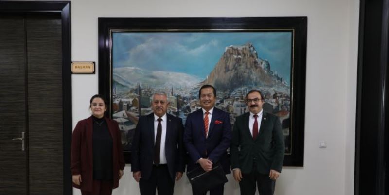ENDONEZYA BÜYÜKELÇİSİ´NDEN BAŞKANIMIZA ZİYARET