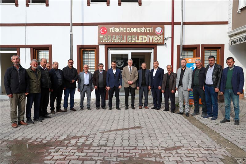 Başkan Yüce’den Pamukova ve Taraklı ziyareti