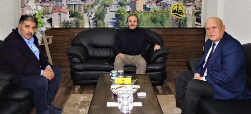 VALİMİZ VE MİLLETVEKİLİMİZDEN BELEDİYE BAŞKANIMIZA ZİYARET
