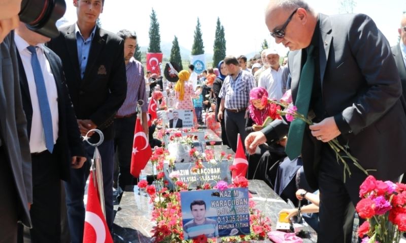 Başkan Ergün, “Şehit madencilerimizi rahmetle anıyorum”