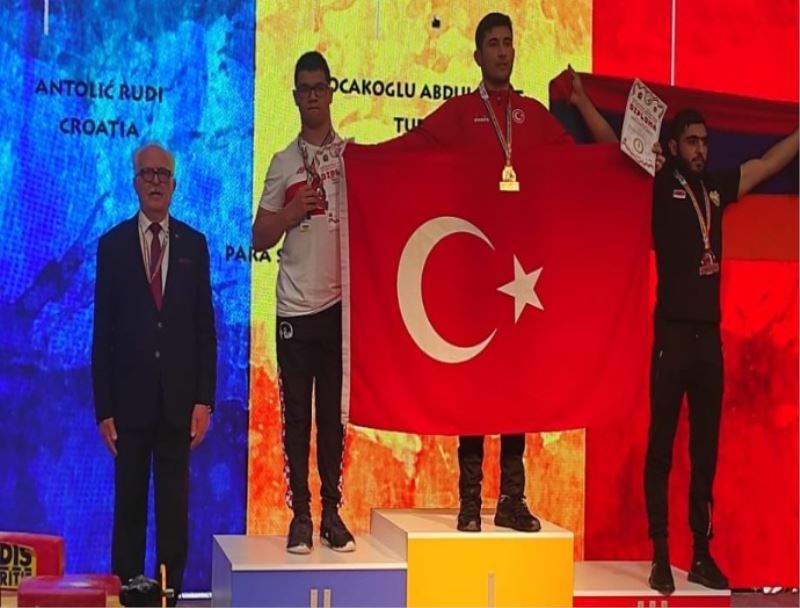 HALİLİYELİ SPORCU AY YILDIZLI BAYRAĞI ROMANYA’DA DALGALANDIRDI