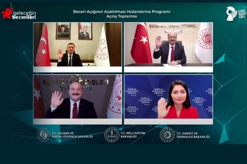 Bakan Bilgin Dünya Ekonomik Forumu (WEF) “Beceri Açığının Azaltılması Hızlandırma Programı” Açılış Toplantısı’na Katıldı