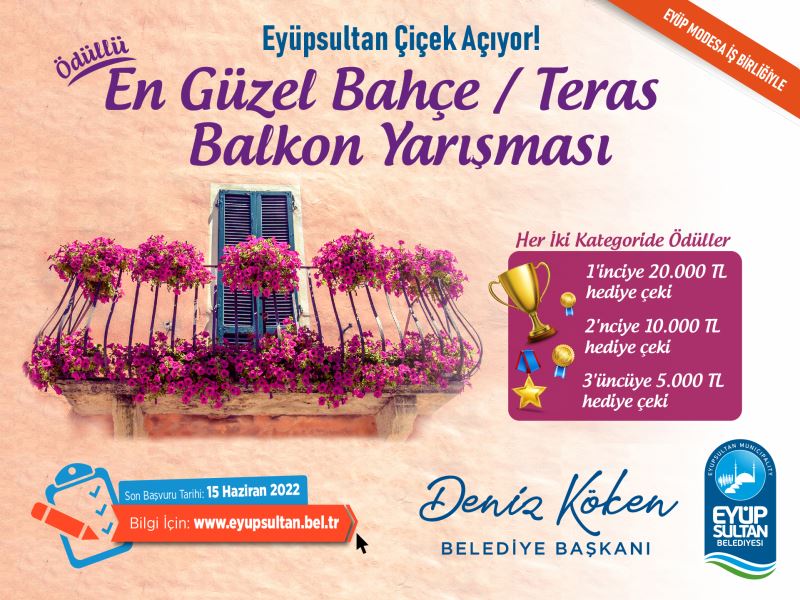 En Güzel Bahçe/Teras ve Balkon Yarışması başladı
