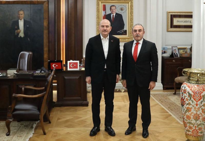 Başkanımız Atılgan Yılmaz İçişleri Bakanı Sayın Süleyman Soylu