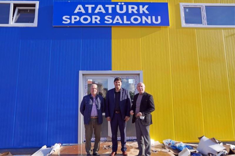 Belediye & Saran Holding işbirliğinde Spor Salonu yapılıyor