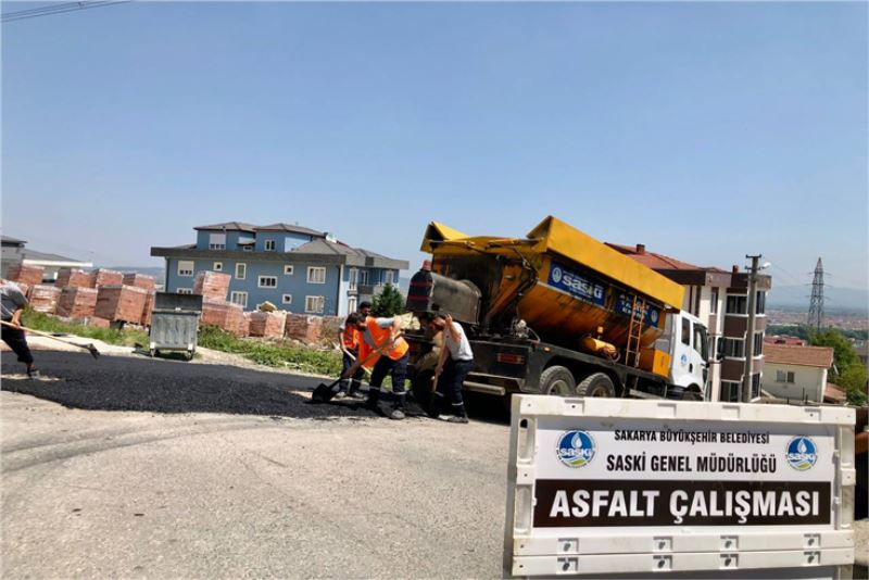 Altyapısı yenilenen bölgeler asfaltlanıyor