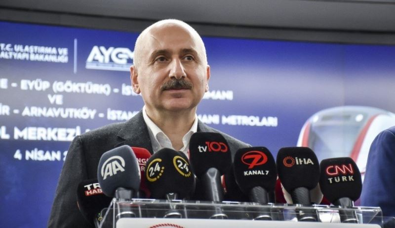ULAŞTIRMA BAKANI KARAİSMAİLOĞLU: HALKALI-İSTANBUL HAVALİMANI METRO HATTINDA TBM ÇALIŞMALARI TAMAMLANDI