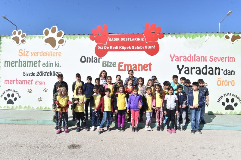 Ali Fuat Darende İlkokulu Öğrencileri Geçici Hayvan Bakımevimizi Ziyaret Ettiler