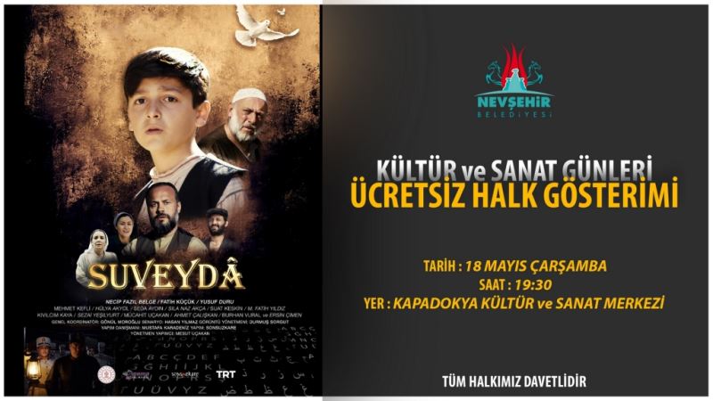 ‘Suveyda’ Filmi Ücretsiz Halk Gösterimi Bu Akşam Kültür Ve Sanat Merkezi’nde