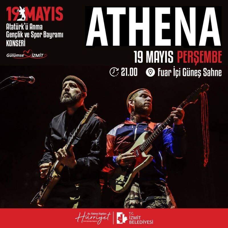 ATHENA BU AKŞAM İZMİT’İ COŞTURACAK