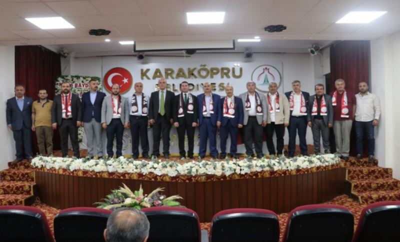 KARAKÖPRÜ BELEDİYESPOR YÖNETİMİ GÜVEN TAZELEDİ