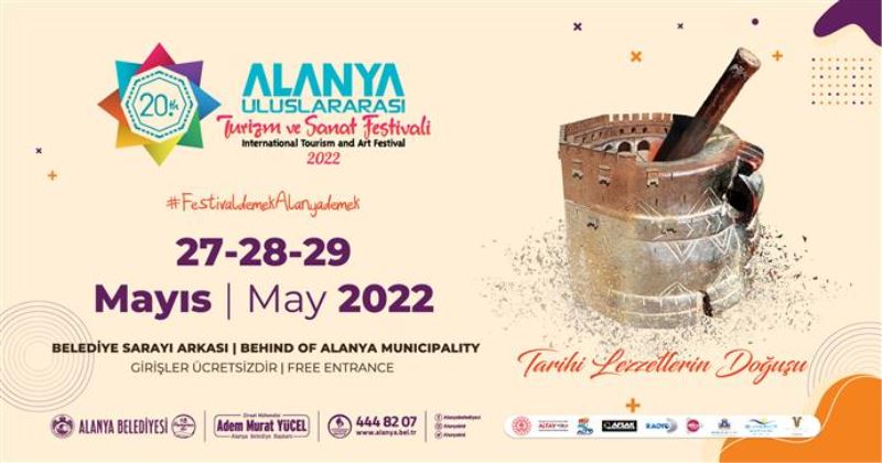 ÖZLENEN FESTİVALDE GERİ SAYIMA GEÇİLDİ        20. ALANYA ULUSLARARASI TURİZM VE SANAT FESTİVALİ BAŞLIYOR