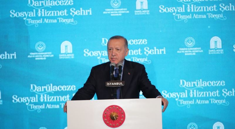 Darülaceze Sosyal Hizmet Şehri’nin Temeli Cumhurbaşkanımız Erdoğan ve Bakanımız Derya Yanık’ın Katılımıyla Atıldı