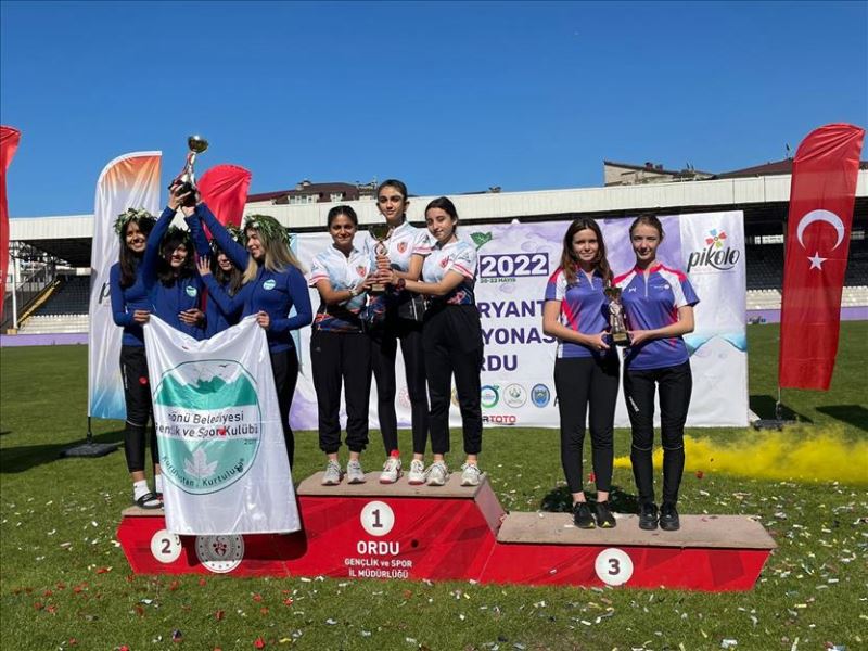Oryantiringde Türkiye Şampiyonu İnegöl Belediyespor