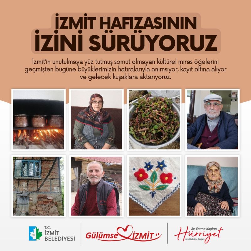 İZMİT’İN SOMUT OLMAYAN KÜLTÜREL MİRASI GÜN YÜZÜNE ÇIKIYOR