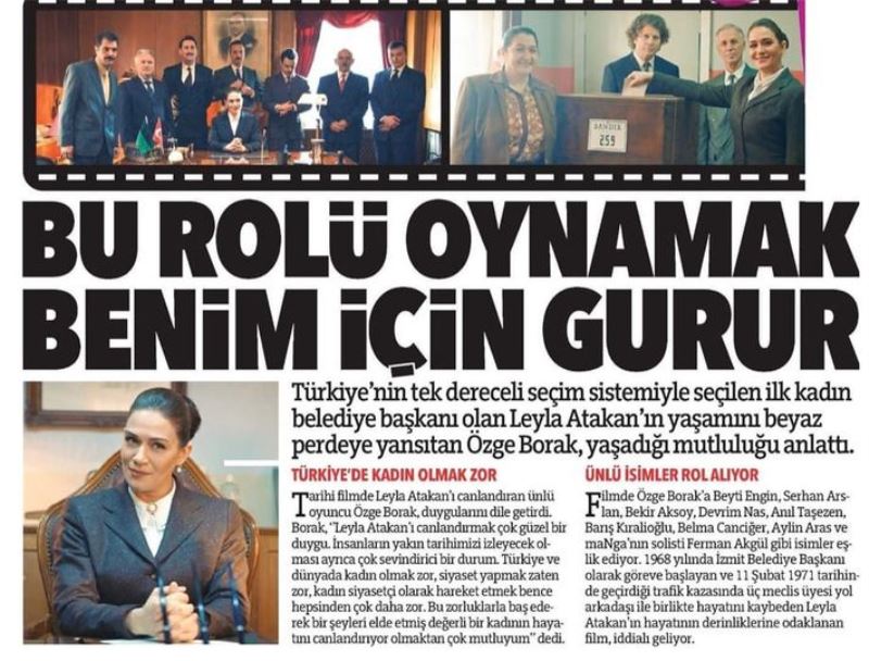 LEYLA HANIM’A HAYAT VEREN ÖZGE BORAK: LEYLA ATAKAN’I OYNADIĞIM İÇİN MUTLUYUM