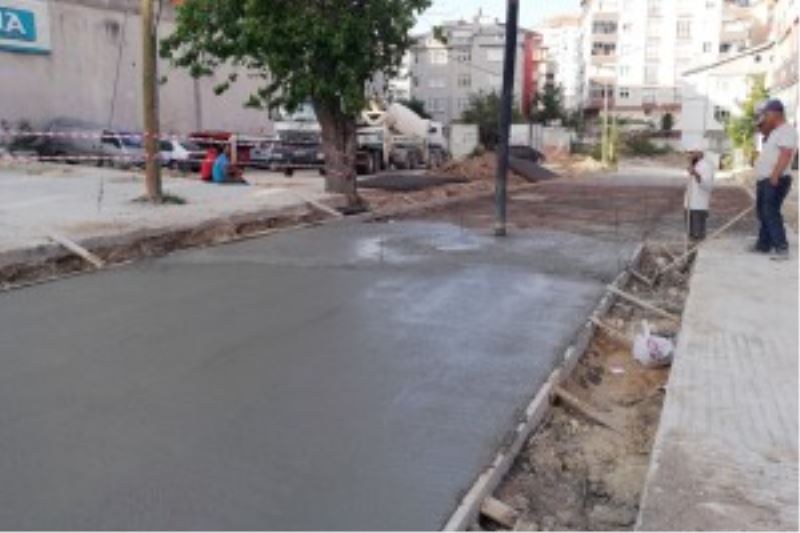 ONUR SOKAK’TA DEMİRLİ BETON YOL YAPIMI TAMAMLANDI