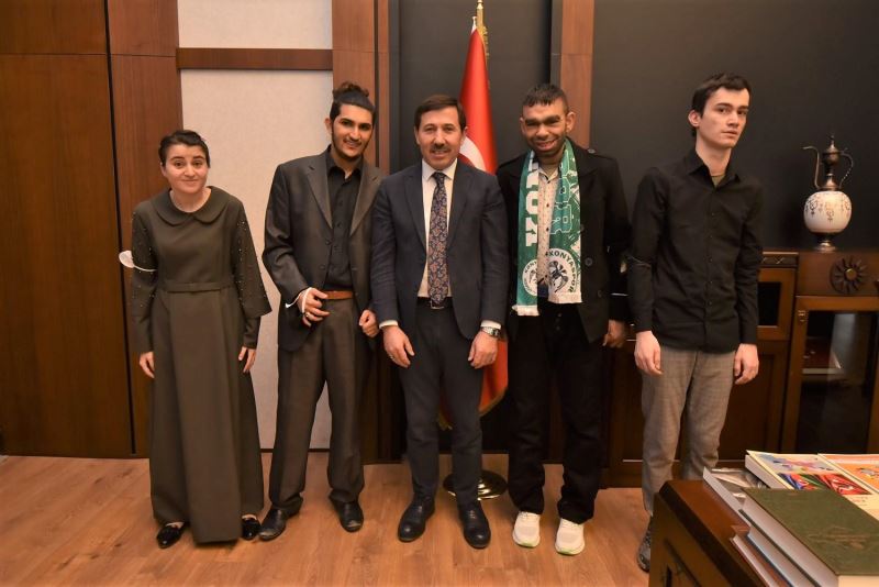 BAŞKAN HASAN KILCA’YA ÇOK “ÖZEL” MİSAFİRLER