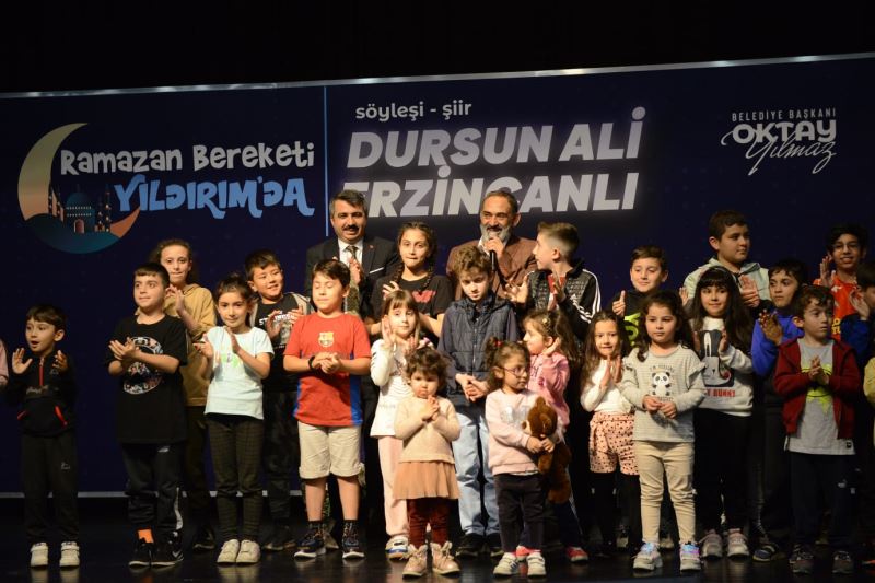 YILDIRIM’DA DURSUN ALİ ERZİNCANLI ŞİİRLERİYLE YÜREKLERE DOKUNDU