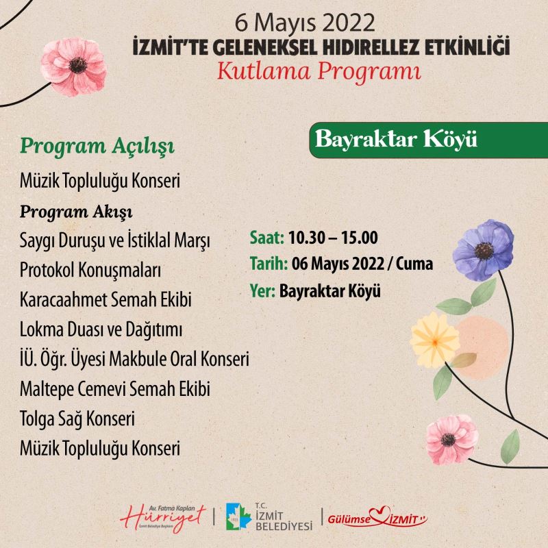 HIDIRELLEZ ETKİNLİKLERİ 3 GÜN BOYUNCA KÖYLERDE GERÇEKLEŞECEK