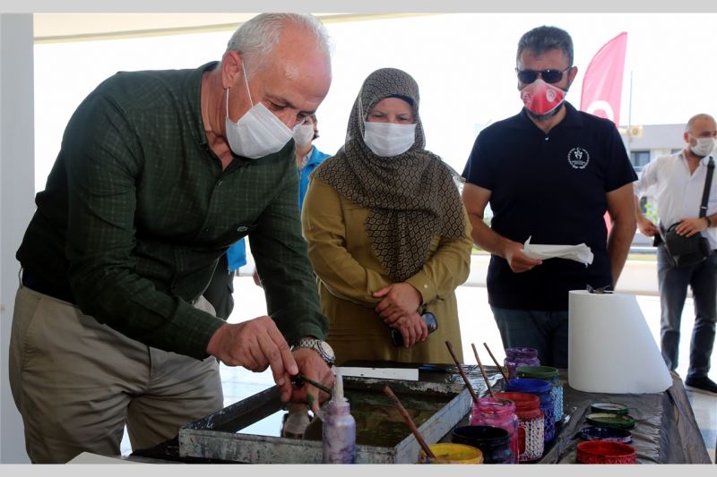 BAŞKAN GÜLTAK, KAMPA GİREN ANNELER İLE KIZLARINI ZİYARET ETTİ