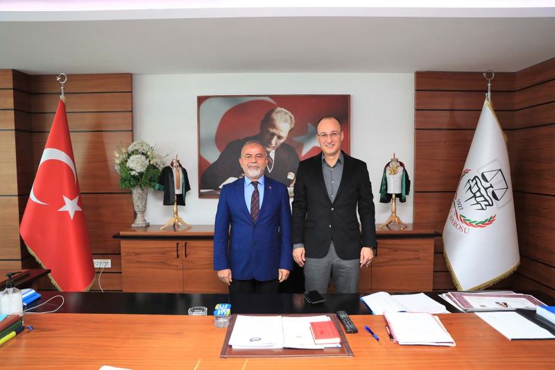 BAŞKAN ÖRKİ’DEN BARO BAŞKANLIĞINA ZİYARET