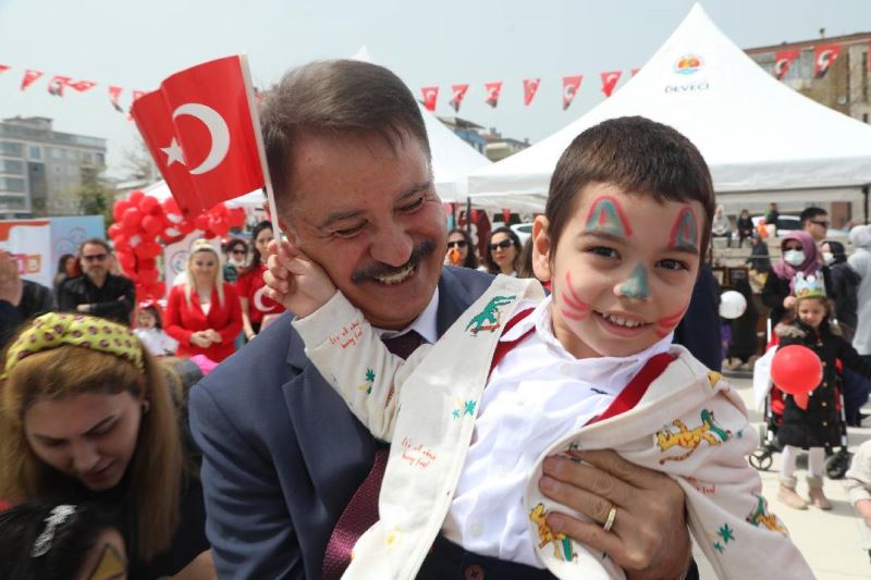 Dünya çocukları  Atakum’da barışı resmetti