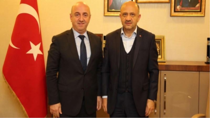 FİKRİ IŞIK BAŞKAN BIYIK’I TEBRİK ETTİ