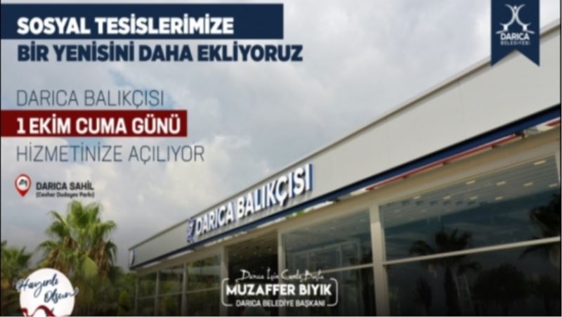 DARICA BELEDİYESİ’NDEN BALIK SEVERLERE GÜZEL HABER