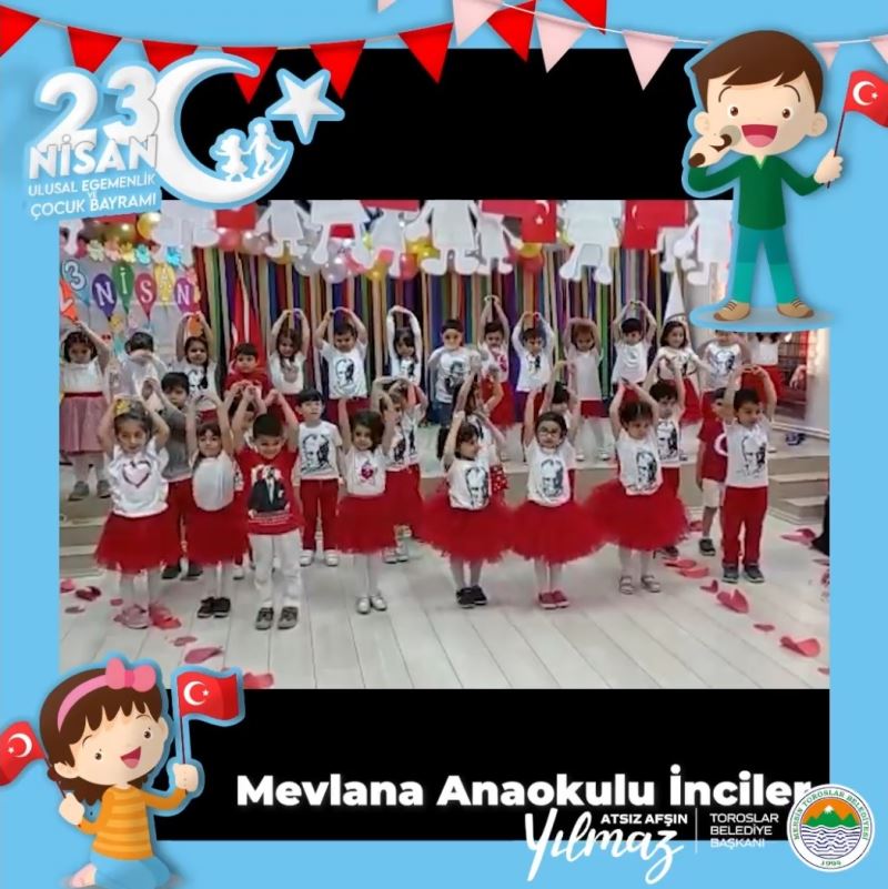 ŞİİRLERLE, MARŞLARLA BU YIL DA NEŞEYLE DOLDU 23 NİSAN!