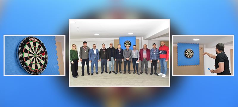BELEDİYE KURUM İÇİ DART TURNUVASI HEYECANLI MAÇLARA SAHNE OLDU